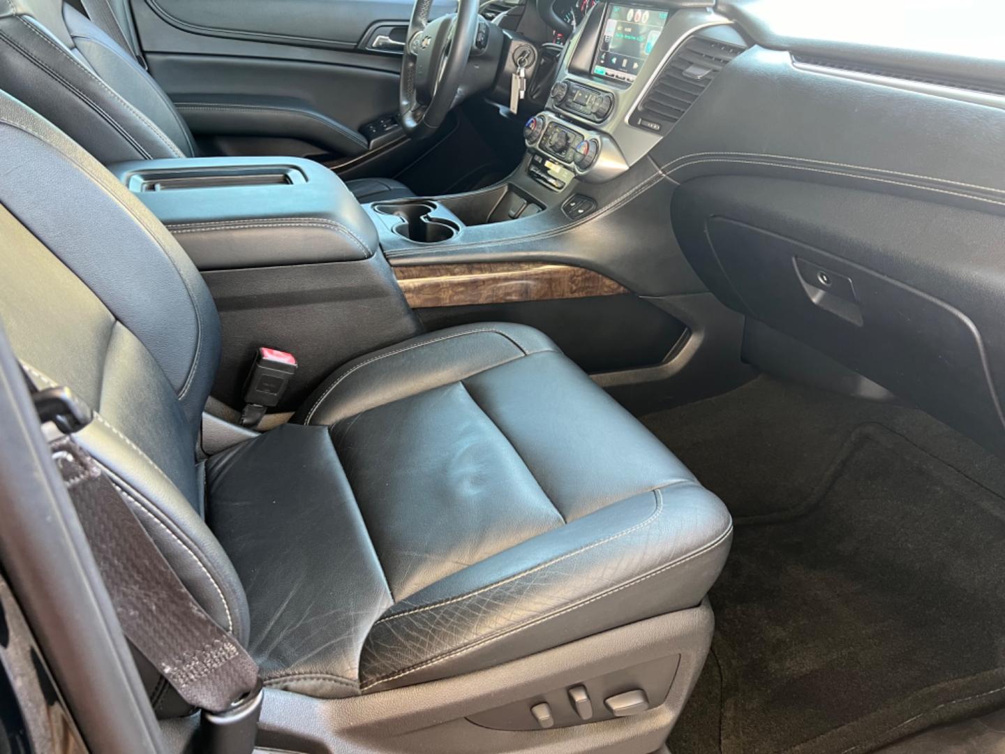 2015 Black /Black Chevrolet Tahoe LT (1GNSCBKC4FR) with an 5.3 V8 engine, Automatic transmission, located at 4520 Airline Hwy, Baton Rouge, LA, 70805, (225) 357-1497, 30.509325, -91.145432 - 2015 Chevy Tahoe LT No Accidents 5.3 V8 Gas, 136K Miles, Heated Leather Seats, 8 Passenger Seating, DVD, Backup Camera, Power Windows, Locks & Mirrors, Cold A/C, Bose, Power Liftgate. FOR INFO PLEASE CONTACT JEFF AT 225 357-1497 CHECK OUT OUR A+ RATING WITH THE BETTER BUSINESS BUREAU WE HAVE BE - Photo#9